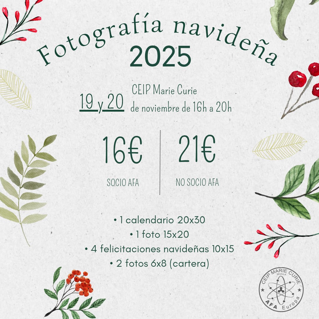 Fotografía navideña 2025